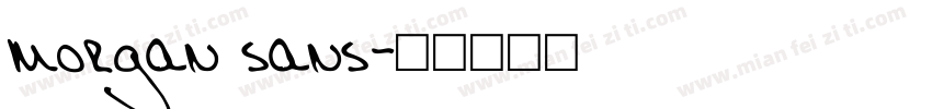 morgan sans字体转换